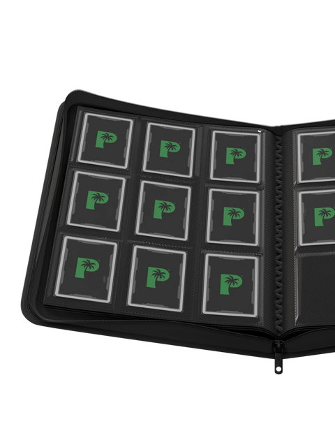 Palms Off Gaming - STEALTH Zip Binder: 9 Pocket - Black