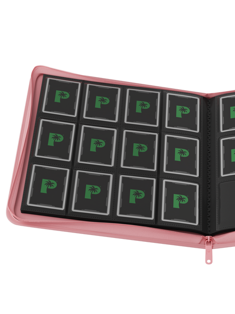 Palms Off Gaming - STEALTH Zip Binder: 12 Pocket - Pink