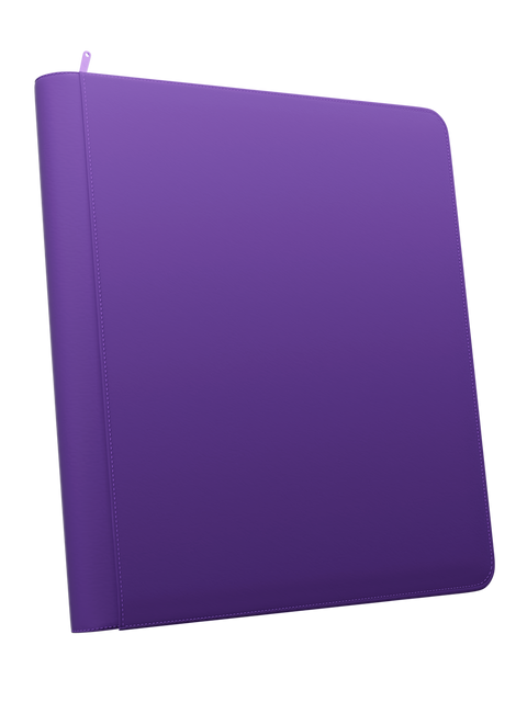 Palms Off Gaming - STEALTH Zip Binder: 12 Pocket - Purple