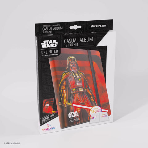 Gamegenic - Casual Album 18 Pocket: Star Wars Unlimited - Darth Vader Unstoppable