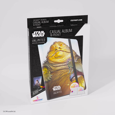 Gamegenic - Casual Album 18 Pocket: Star Wars Unlimited - Leia Organa/Jabba the Hutt
