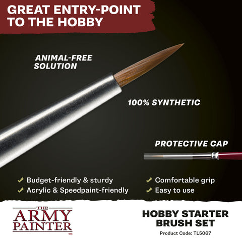 The Army Painter - Brush Set: Hobby Brush Starter Set