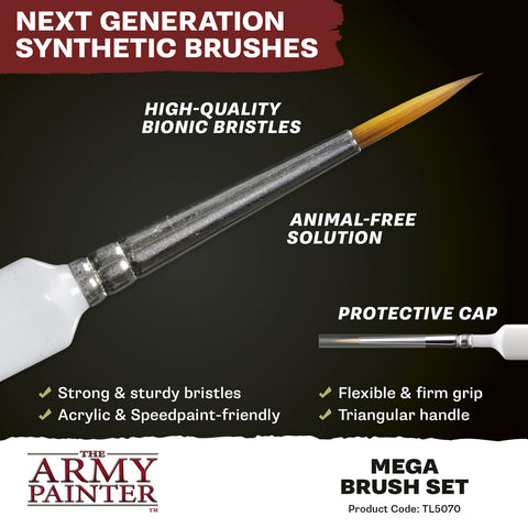 The Army Painter - Brush Set: Mega Brush Set