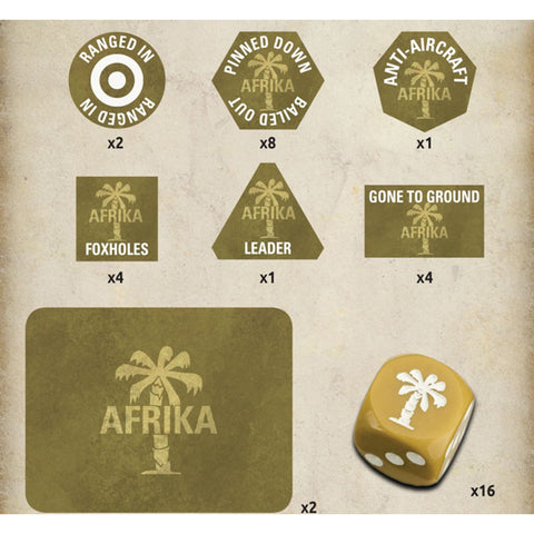 Flames of War - German: Afrika Korps Gaming Set