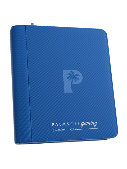 Palms Off Gaming - Collectors Series Top Loader Zip Binder: 4 Pocket - Blue