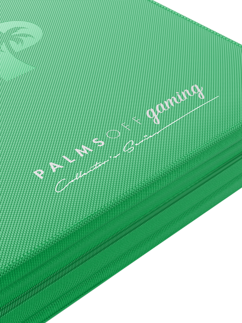 Palms Off Gaming - Collectors Series Top Loader Zip Binder: 4 Pocket - Green