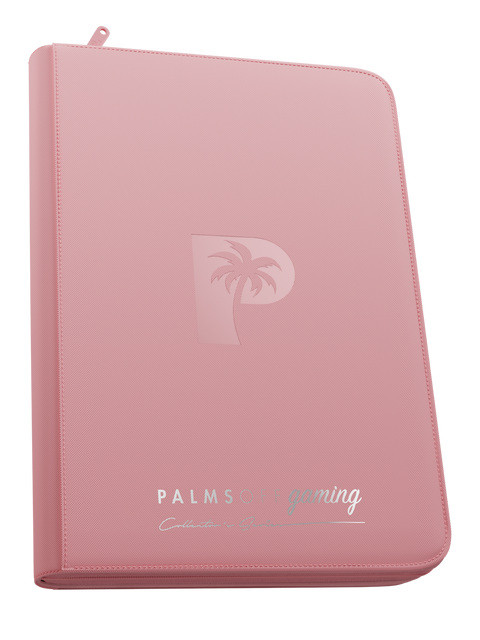 Palms Off Gaming - Collectors Series Top Loader Zip Binder: 9 Pocket - Pink