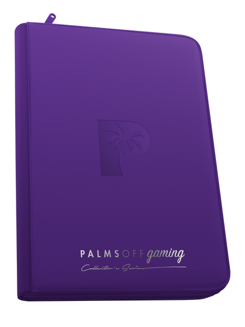 Palms Off Gaming - Collector's Series Zip Binder: Top Loader - Purple