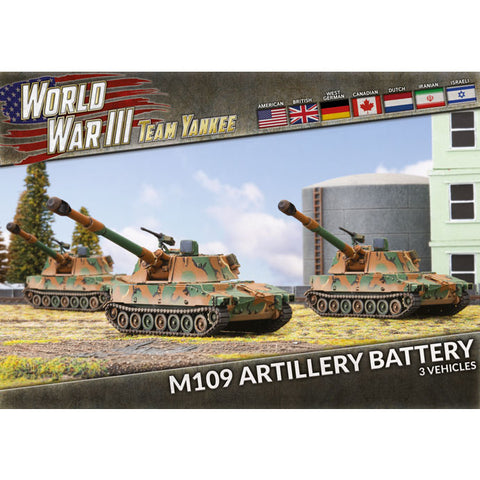 Team Yankee: Oil War: M109 Field Artillery Battery (WWIII x3 Tanks Plastic)