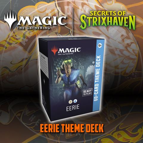 MagicThe Gathering - Secrets of Strixhaven: Theme Deck - Eerie Table Top Warfare MagicThe Gathering - Secrets of Strixhaven: Theme Deck - Eerie Table Top Warfare