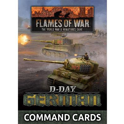 Flames of War - D-Day: German Command Cards