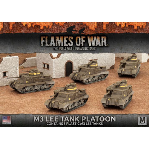 Flames of War - American: M3 Lee Tank Platoon