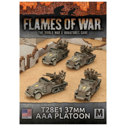 Flames of War - American: US T28E1 37mm AAA Platoon
