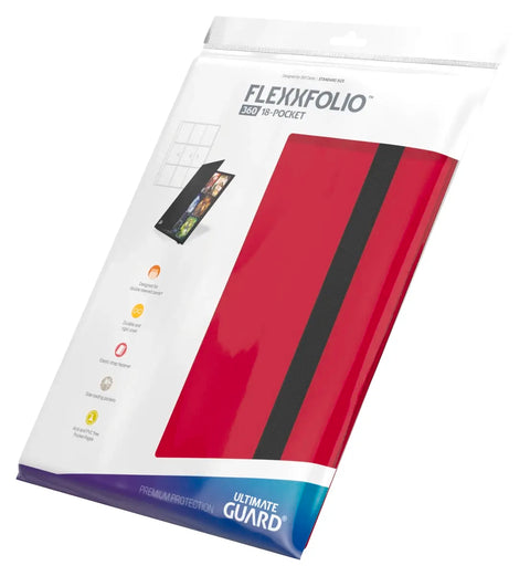 Ultimate Guard - 9-Pocket FlexXfolio 360: Red