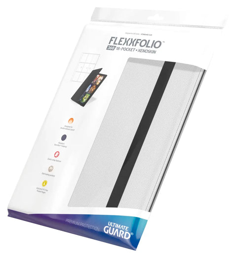 Ultimate Guard - 18-Pocket XenoSkin FlexXfolio 360: White