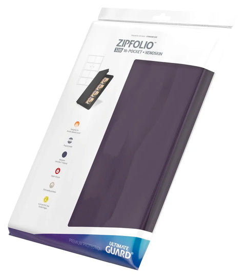 Ultimate Guard - 16-Pocket XenoSkin ZipFolio 320: Purple