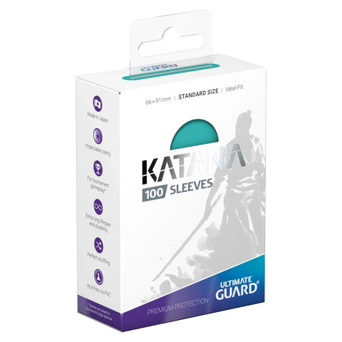Ultimate Guard - Standard Size Sleeves: Katana - Turquoise