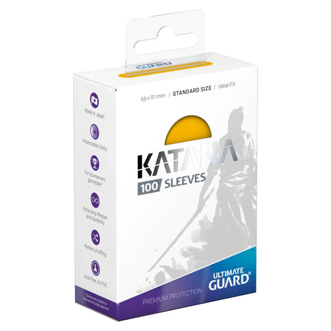 Ultimate Guard - Standard Size Sleeves: Katana - Yellow