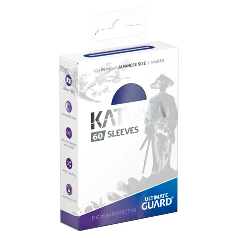 Ultimate Guard - Japanese Size Sleeves: Katana - Blue