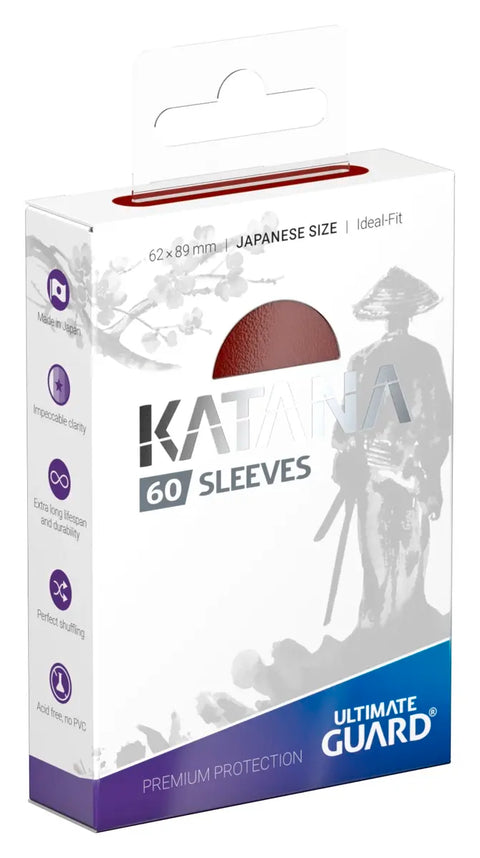 Ultimate Guard - Japanese Size Sleeves: Katana - Red