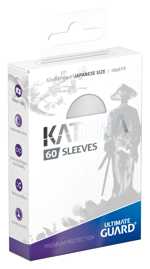 Ultimate Guard - Japanese Size Sleeves: Katana - White