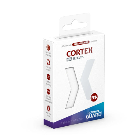 Ultimate Guard - Japanese Size Sleeves: Cortex - White