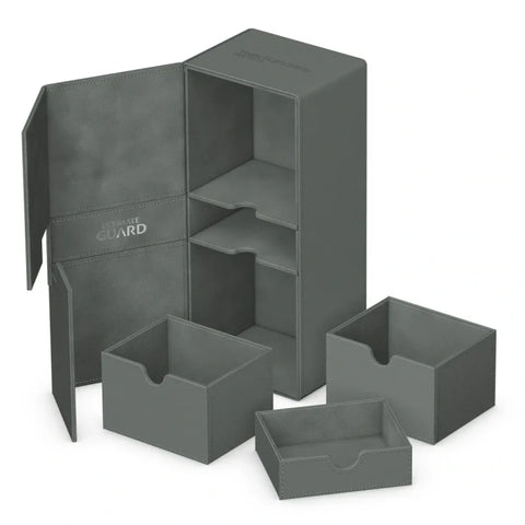 Ultimate Guard - XenoSkin Twin FlipnTray 266+: Grey
