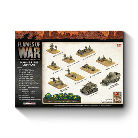 Flames of War - American: US Marine Rifle Company (Mid War)