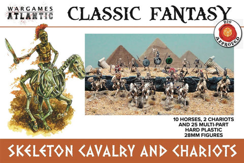 Wargames Atlantic - Classic Fantasy: Skeleton Cavalry and Chariots