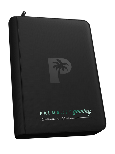 Palms Off Gaming - Collector's Series Zip Binder: 4 Pocket - Black