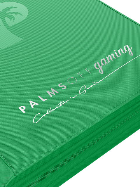 Palms Off Gaming - Collector's Series Zip Binder: 4 Pocket - Green