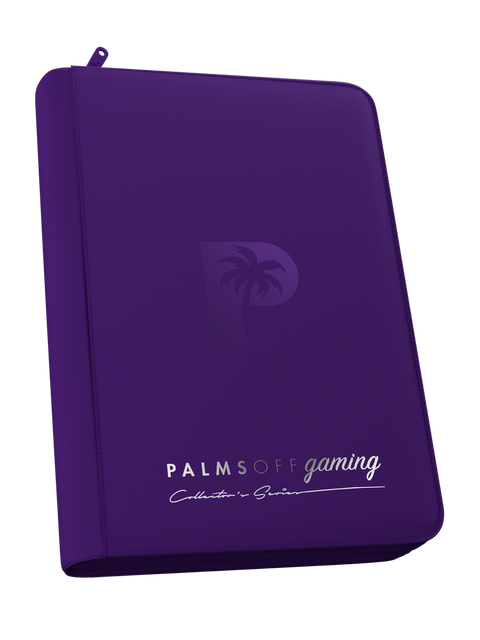 Palms Off Gaming - Collector's Series Zip Binder: 4 Pocket - Purple