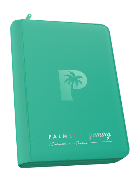 Palms Off Gaming - Collector's Series Zip Binder: 4 Pocket - Turquoise