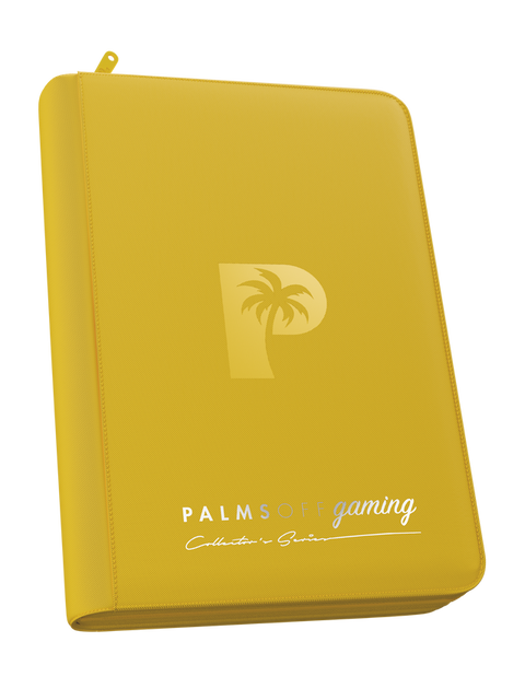 Palms Off Gaming - Collector's Series Zip Binder: 4 Pocket - Yellow