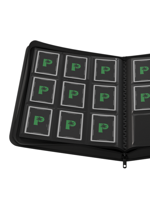 Palms Off Gaming - Collector's Series Zip Binder: 9 Pocket - Black
