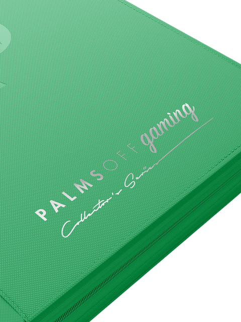 Palms Off Gaming - Collector's Series Zip Binder: 9 Pocket - Green