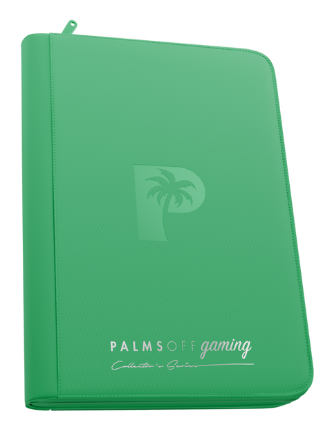 Palms Off Gaming - Collector's Series Zip Binder: 9 Pocket - Green