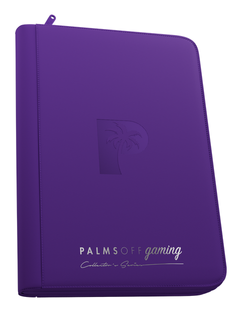 Palms Off Gaming - Collector's Series Zip Binder: 9 Pocket - Purple