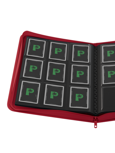 Palms Off Gaming - Collector's Series Zip Binder: 9 Pocket - Red