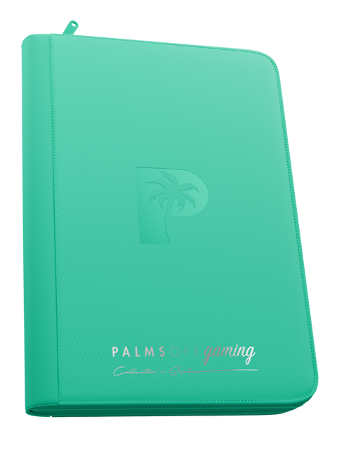 Palms Off Gaming - Collector's Series Zip Binder: 9 Pocket - Turquoise