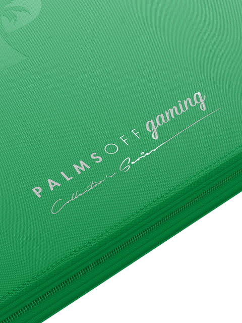 Palms Off Gaming - Collector's Series Zip Binder: 12 Pocket - Green