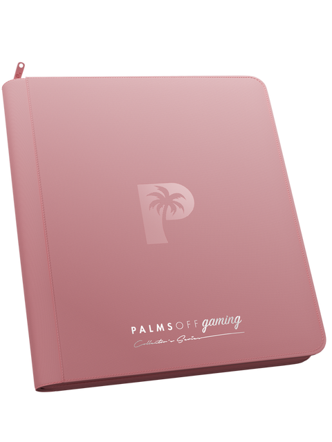 Palms Off Gaming - Collector's Series Zip Binder: 12 Pocket - Pink