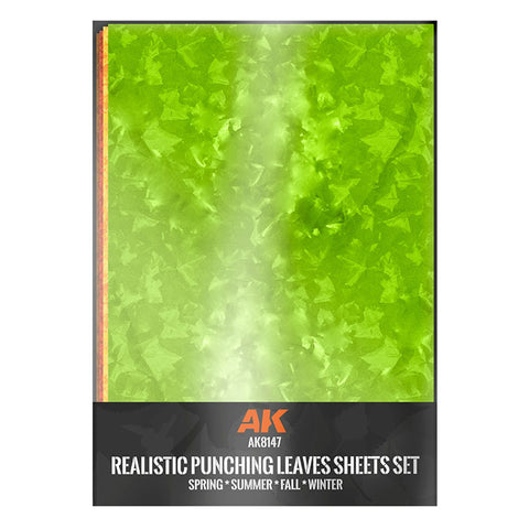 Ak Interactive - Realistic Punching Leaves Sheets Set