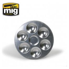 Ammo by MIG Accessories - Aluminium Palette (6 Wells)