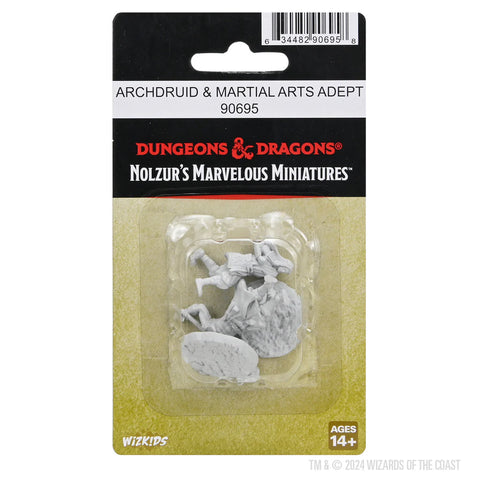 D&D Nolzur's Marvelous Miniatures - Archdruid & Martial Arts Adept