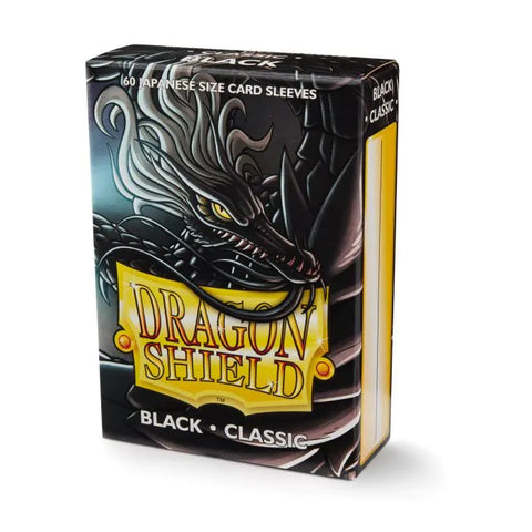 Dragon Shield - Japanese Size Sleeves: Classic - Black