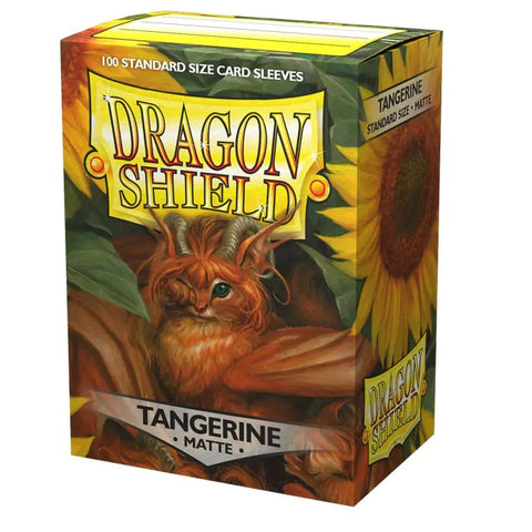 Dragon Shield - Standard Size Sleeves: Matte - Tangerine