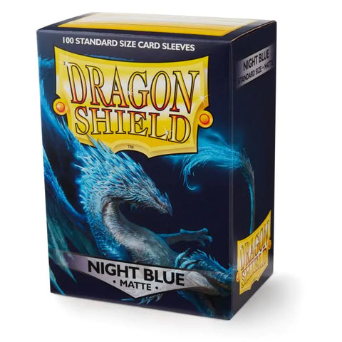 Dragon Shield - Standard Size Sleeves: Matte - Night Blue