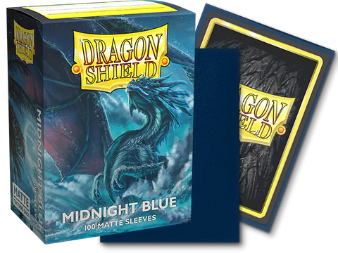 Dragon Shield - Standard Size Sleeves: Matte - Midnight Blue