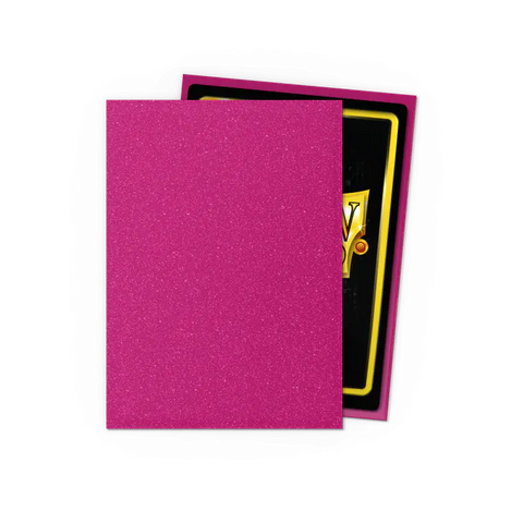 Dragon Shield - Standard Size Sleeves: Matte Sparkles - Pink Sapphire